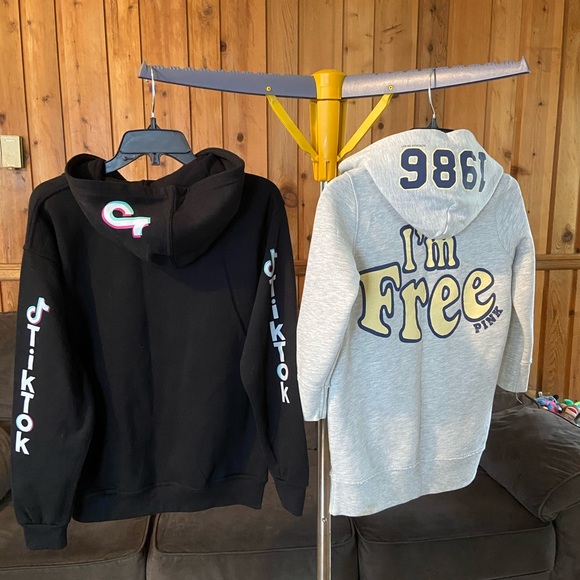 Pink and Tik Tok Sweaters - Picture 2 of 2